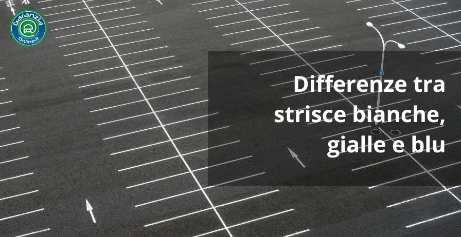 Parkir di garis -garis biru, putih atau kuning: Perbedaannya